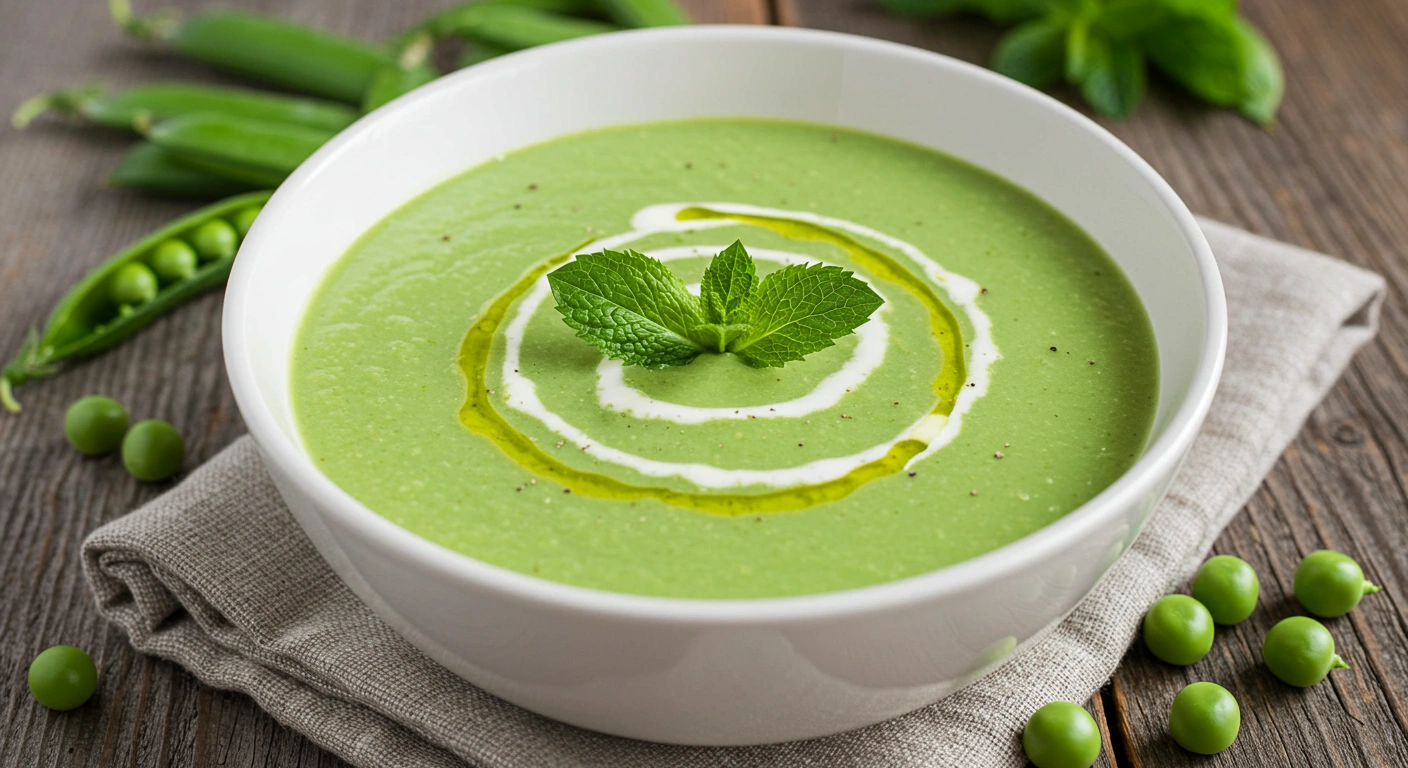 Fresh Spring Pea Soup: Creamy, Healthy, and Ready in 30 Minutes - secondary view